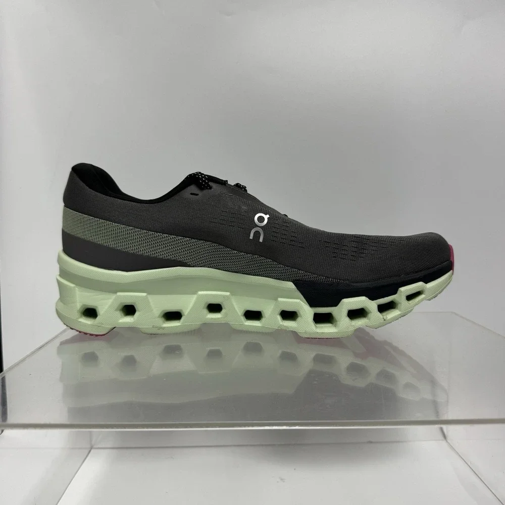 On Cloudmonster 2 Running Shoes Asphalt/Lima 3ME10122541 Men's Size 12